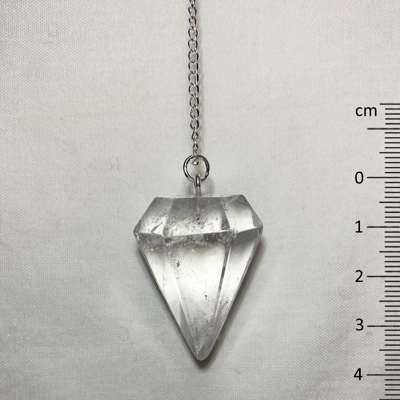 Clear Quartz Pendulum