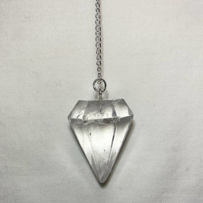 Clear Quartz Pendulum