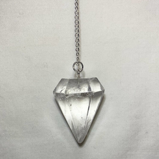 Clear Quartz Pendulum