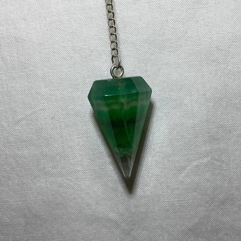 Rainbow Fluorite Pendulum