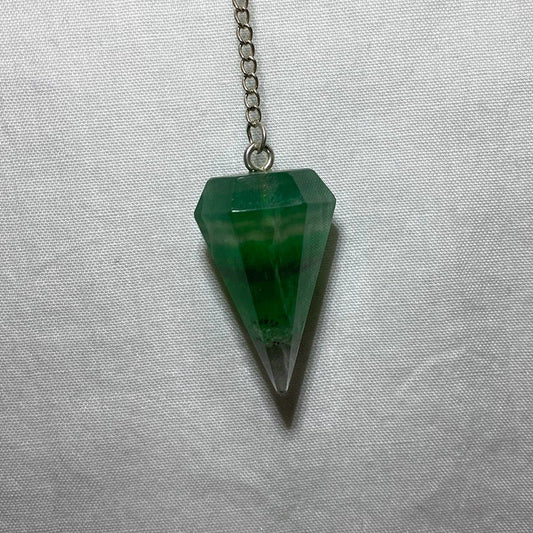 Rainbow Fluorite Pendulum