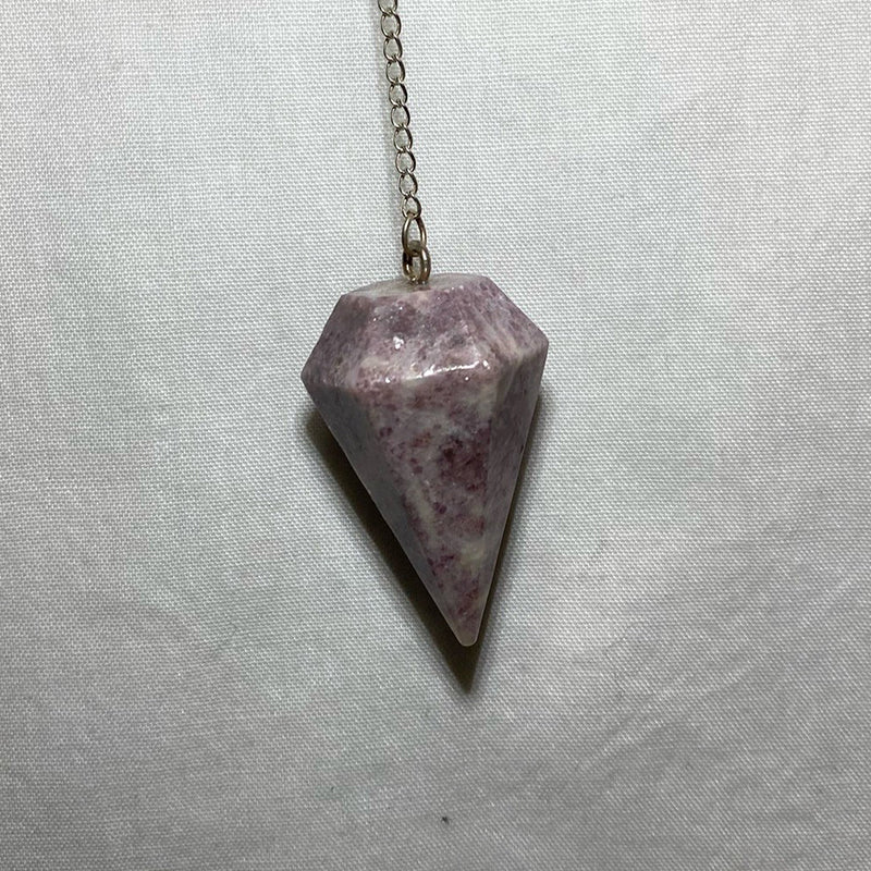 Lepidolite Pendulum