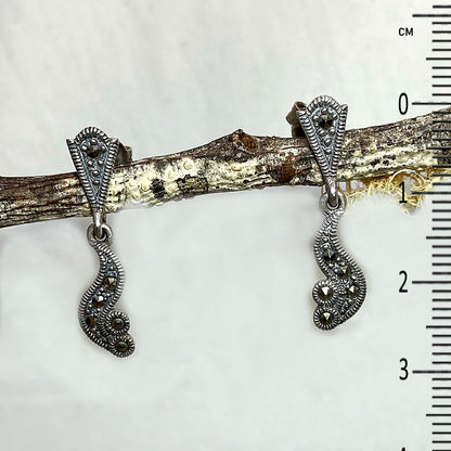 Marcasite Stud Earrings