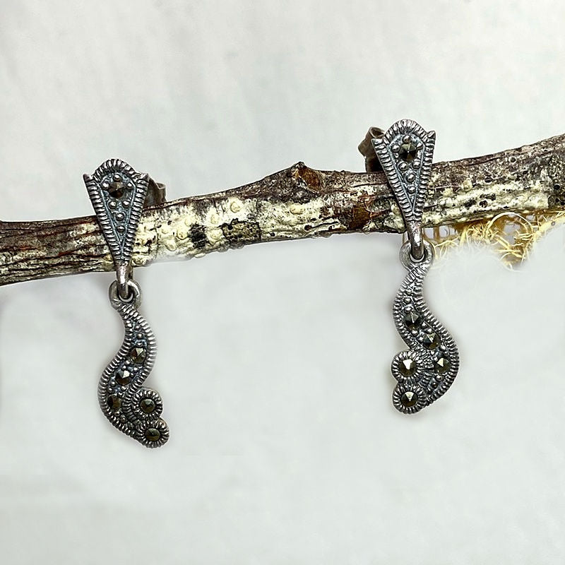 Marcasite Stud Earrings
