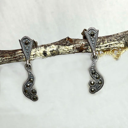 Marcasite Stud Earrings