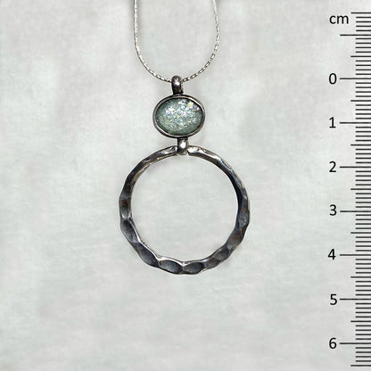 Oval Ancient Roman Glass Necklace