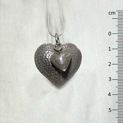 Hilltribe Silver Heart Pendant
