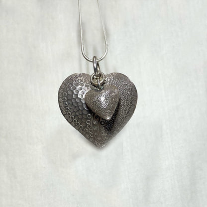 Hilltribe Silver Heart Pendant