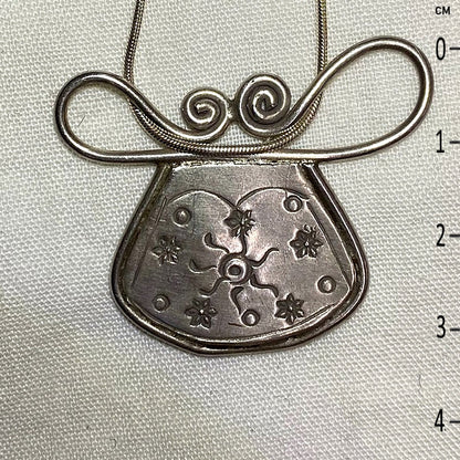 Hilltribe Silver Spirit Lock Pendant