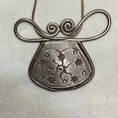 Hilltribe Silver Spirit Lock Pendant