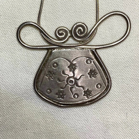 Hilltribe Silver Spirit Lock Pendant