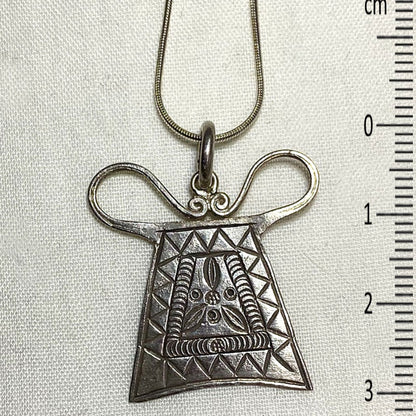 Hilltribe Silver Spirit Lock Pendant