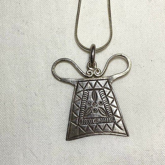 Hilltribe Silver Spirit Lock Pendant