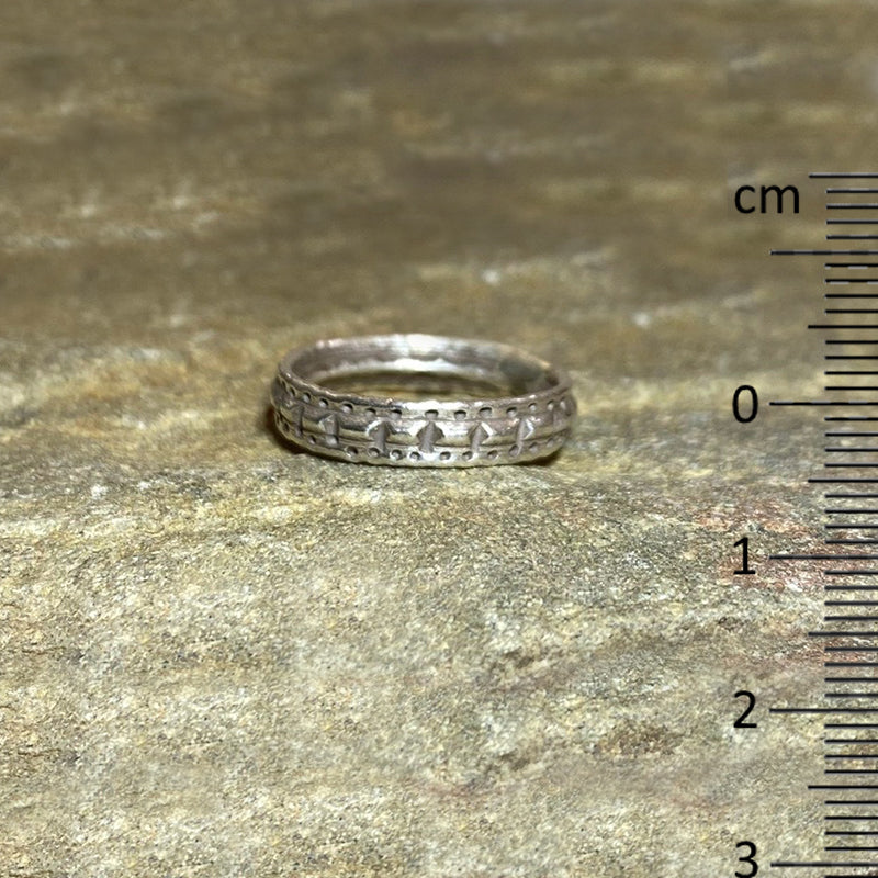 Hilltribe Silver Ring- Size 6.5