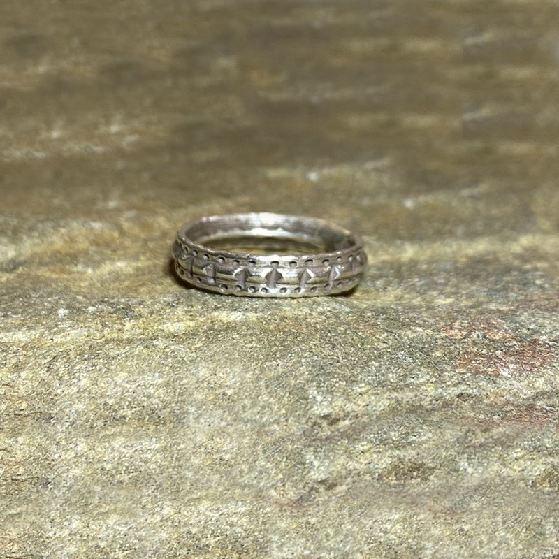 Hilltribe Silver Ring- Size 6.5