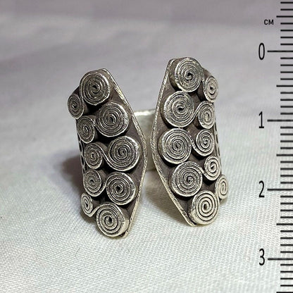 Hilltribe Silver Ring- Size 9