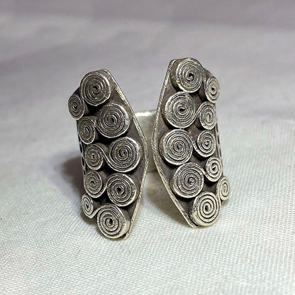 Hilltribe Silver Ring- Size 9