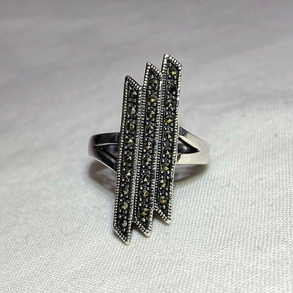 Marcasite Ring- Size 8.5
