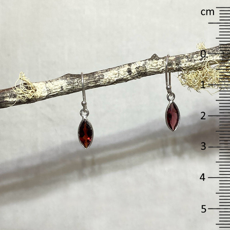 Marquese Faceted Garnet Earrings