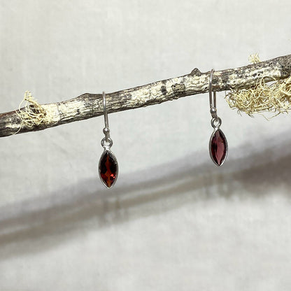 Marquese Faceted Garnet Earrings