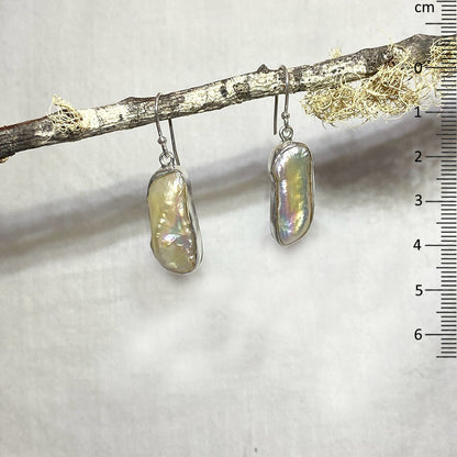 Freeform Biwa Pearl Earrings