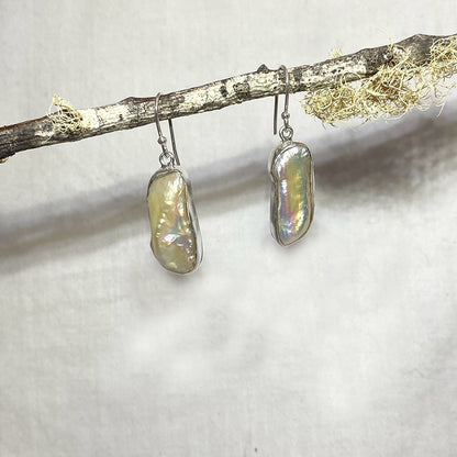 Freeform Biwa Pearl Earrings