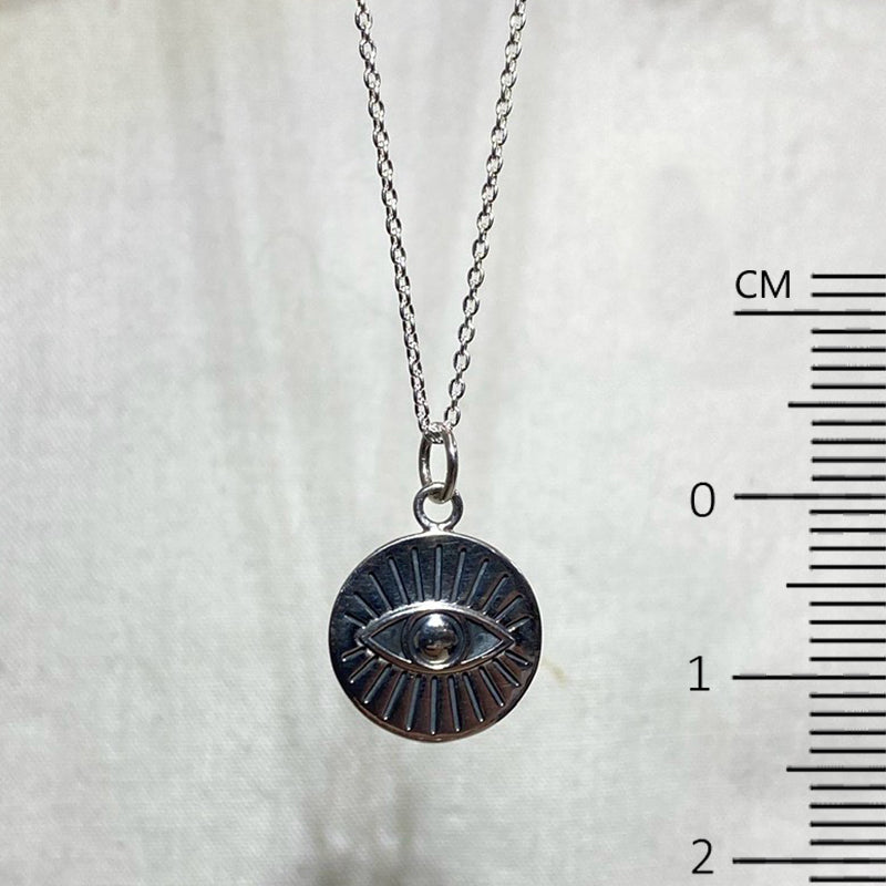 Sterling Silver Evil Eye Necklace