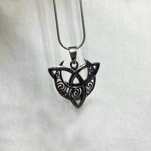 Sterling Silver Triquetra Pendant