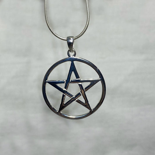 Sterling Silver Pentagram Pendant