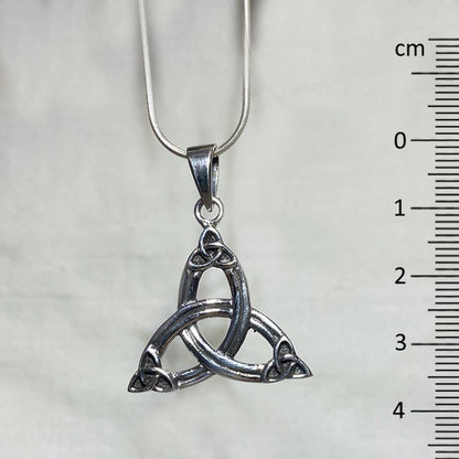 Sterling Silver Triquetra Pendant