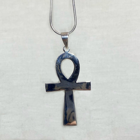 Sterling Silver Egyptian Ankh Pendant