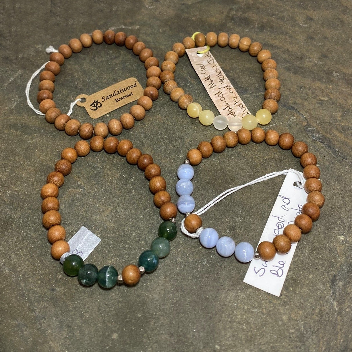 Sandalwood Mala Bead Bracelets