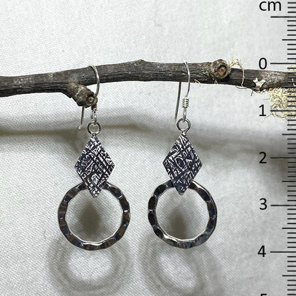 Ornate Sterling Silver Earrings