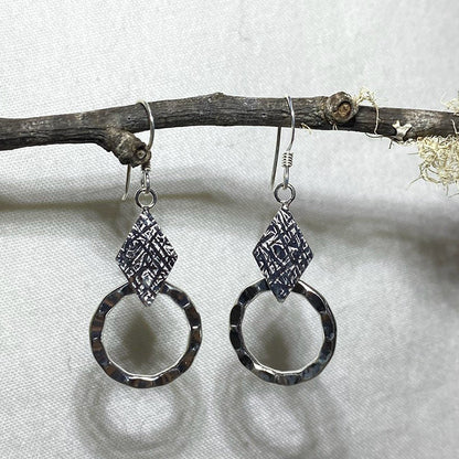 Ornate Sterling Silver Earrings