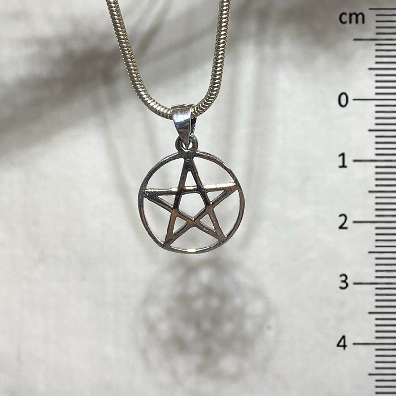 Sterling Silver Pentagram Pendant