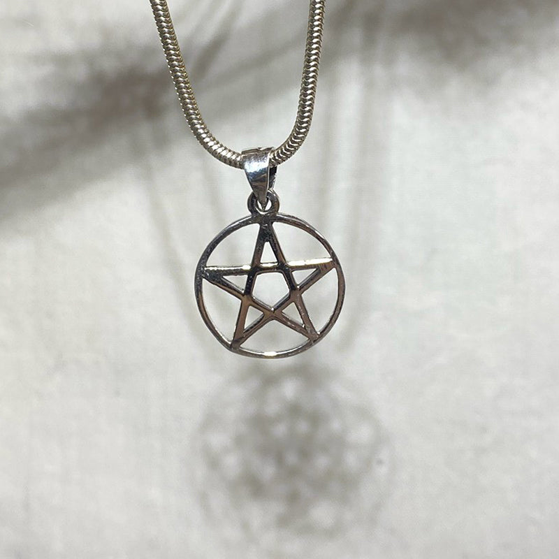 Sterling Silver Pentagram Pendant