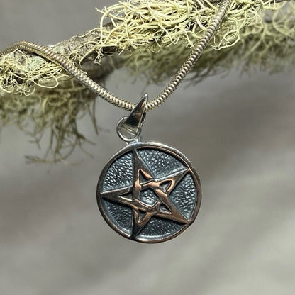 Sterling Silver Pentagram Pendant