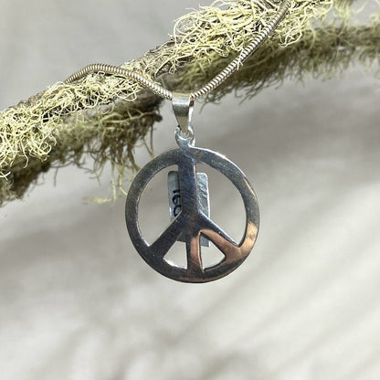 Sterling Silver Peace Pendant