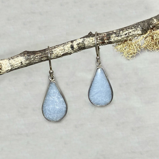 Teardrop Angelite Earrings