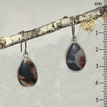 Teardrop Mookaite Jasper Earrings
