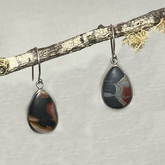 Teardrop Mookaite Jasper Earrings