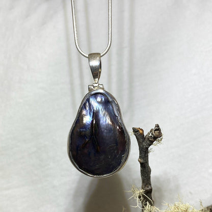 Freeform Tahitian Pearl Pendant