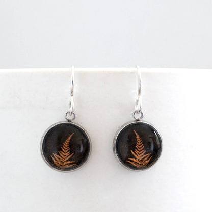 Myrtle & Me Fern Bronze - Drop Earrings