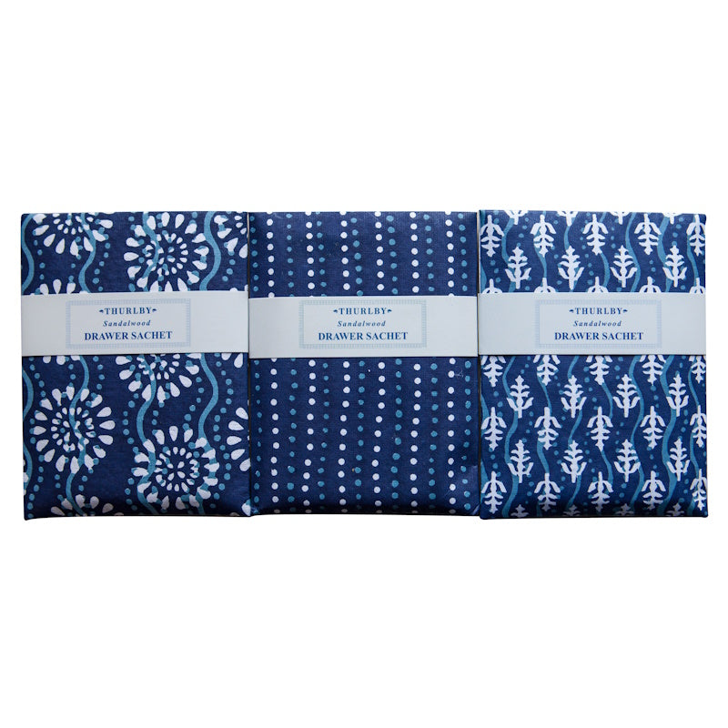 Thurlby Indigo Drawer Sachet