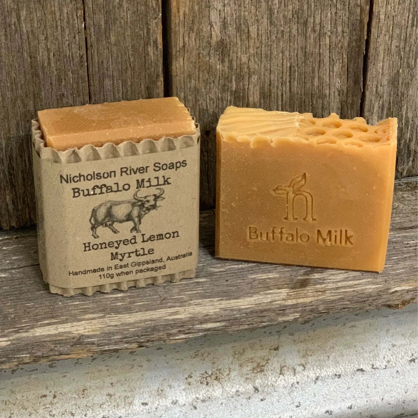 Nicholson River Buffalo Milk Honeyed Lemon Myrtle Soap