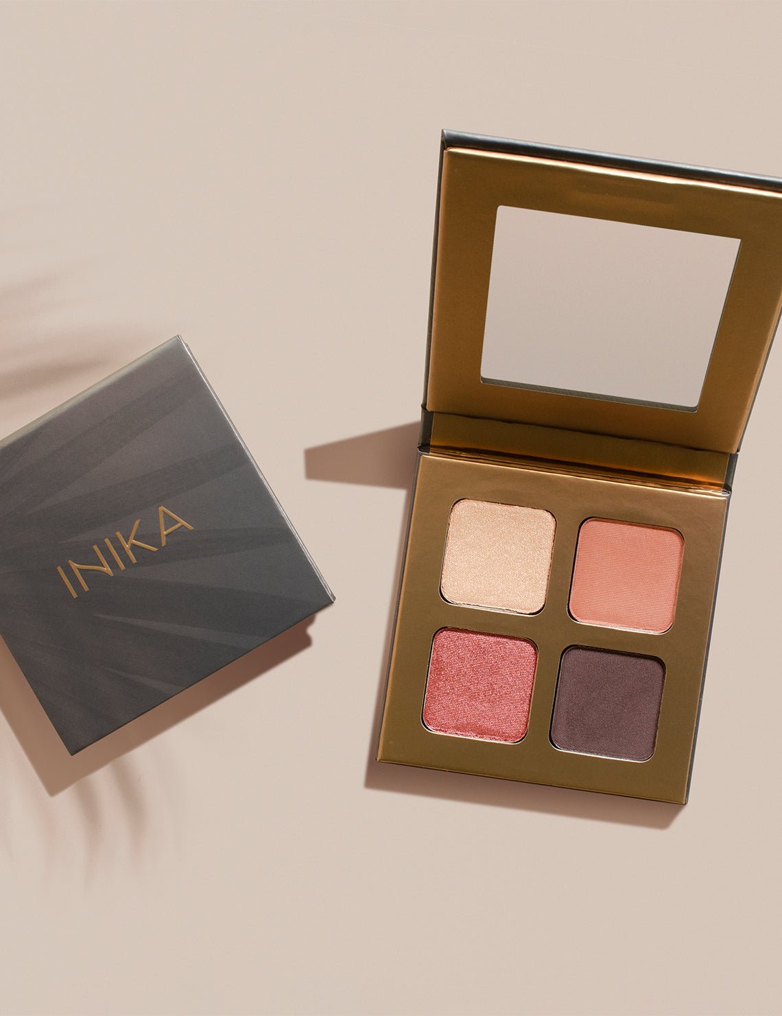 INIKA Organic Quad Eyeshadow Palette Flowers