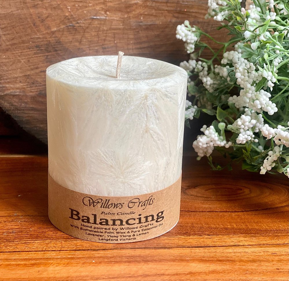 Balancing Pillar Candle