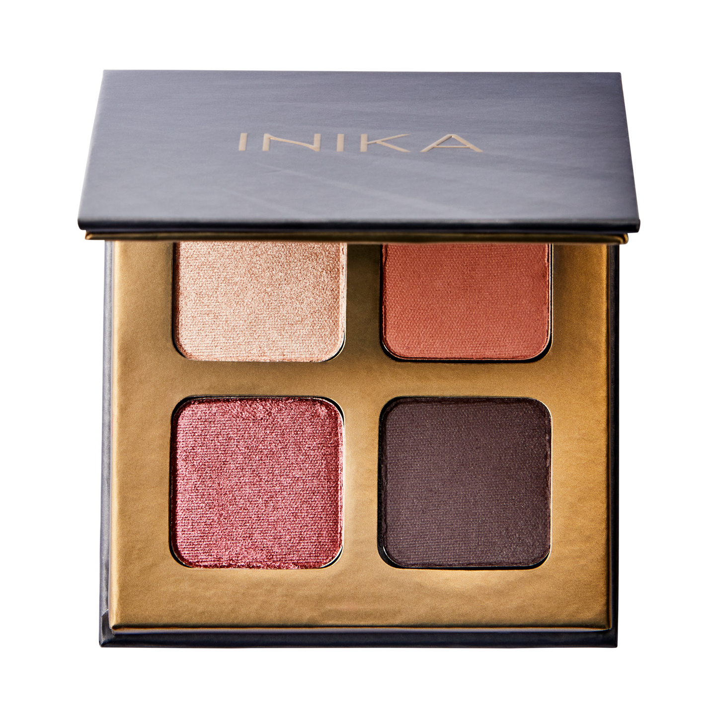 INIKA Organic Quad Eyeshadow Palette Flowers